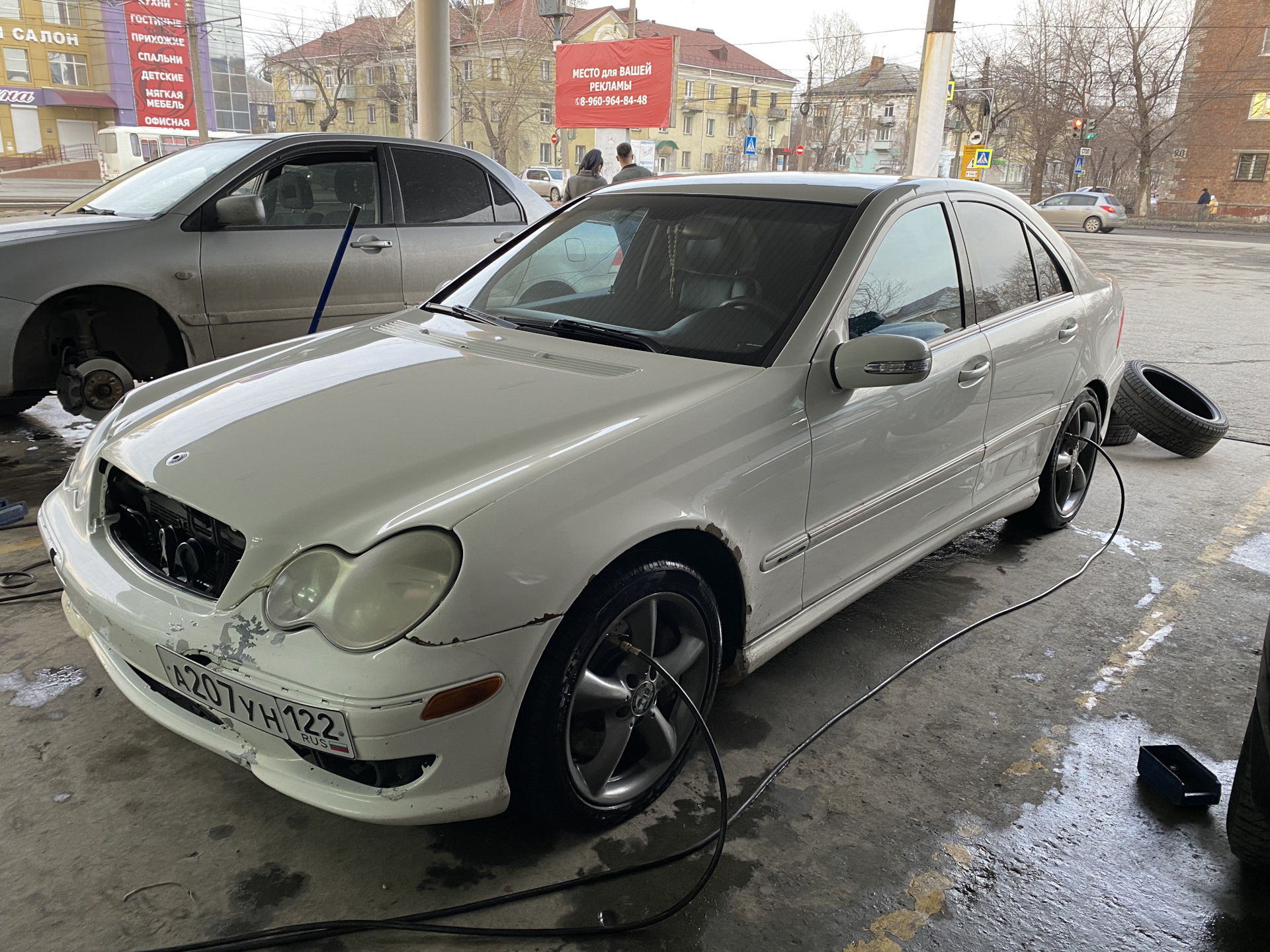 Переобулся в Лето — Mercedes-Benz C-class (W203), 1,8 л, 2005 года | шины |  DRIVE2