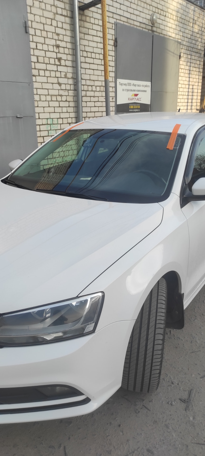 Замена лобового — Volkswagen Jetta VI, 1,6 л, 2015 года | расходники |  DRIVE2