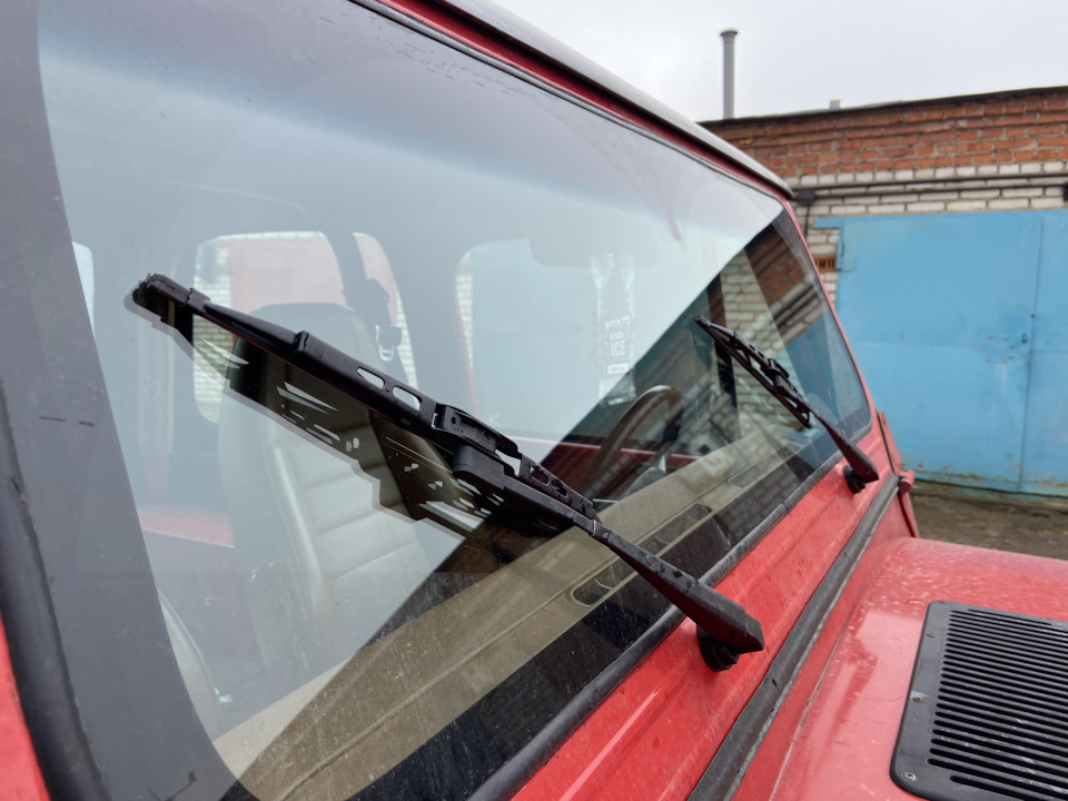 Дворники на стандартные поводки — Jeep Wrangler (YJ), 2,5 л, 1993 года ...