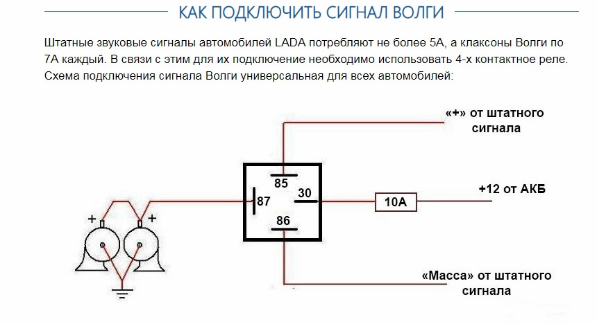 Лада приора сигнал схема