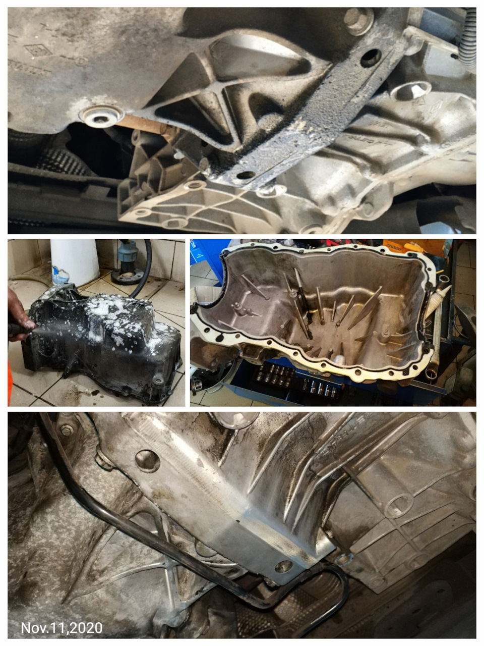 Менять вкладыши или нет? Эх, ПОМЕНЯЛ! — Renault Grand Scenic III, 1,5 л ...