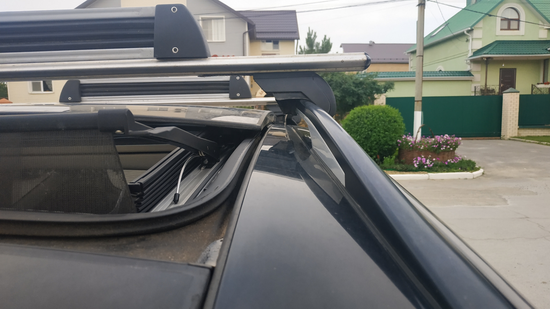 Дуги на крышу (с панорамной крышей) — Nissan Murano II, 3,5 л, 2011 ...