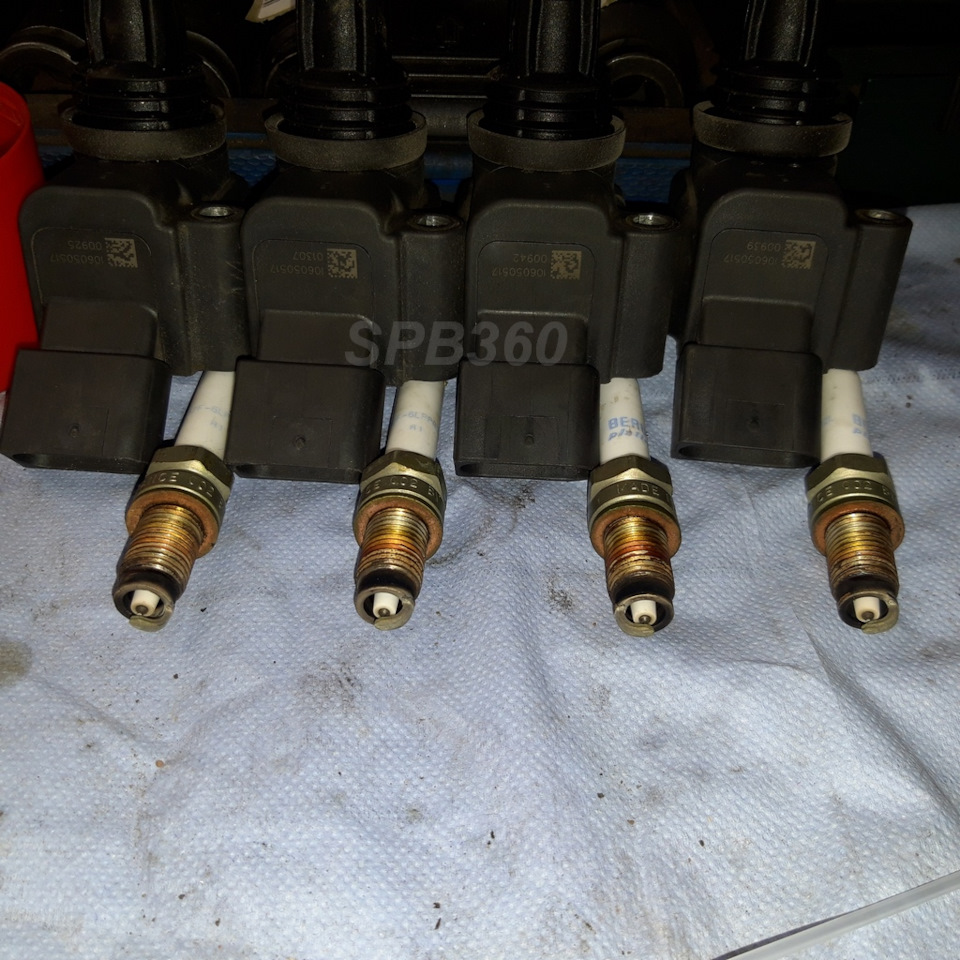 Чистка впускных клапанов мотора CZDA — Skoda Octavia A7 Mk3, 1,4 л ...