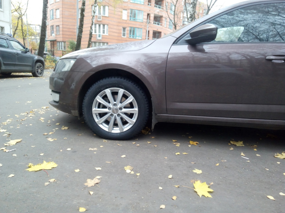 Колеса на зиму. Новые диски K&K КС737. Расход при обкатке резины ...