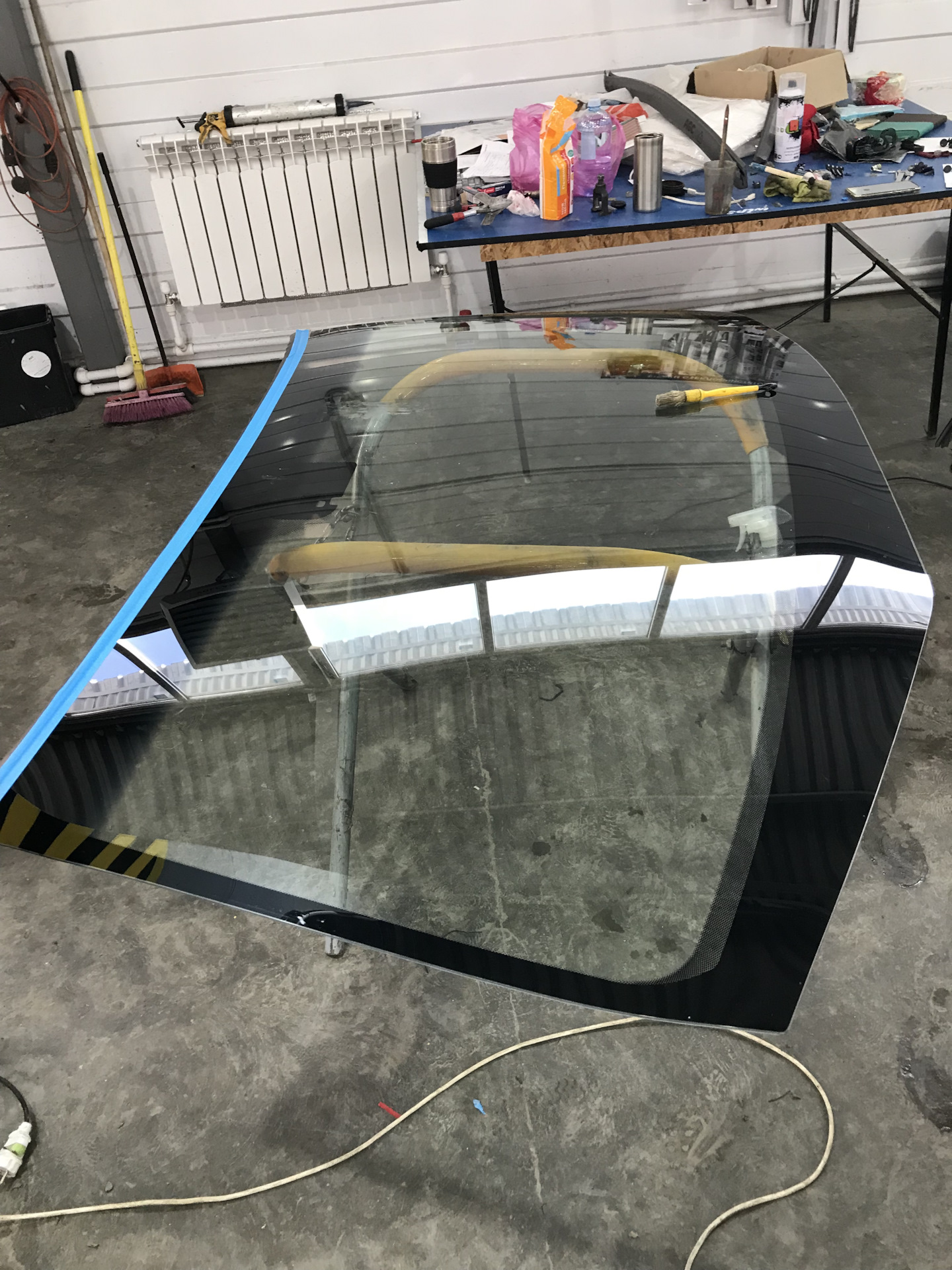 Лобовое стекло AGC на Honda Accord 8 — Honda Accord (8G), 2,4 л, 2008 ...