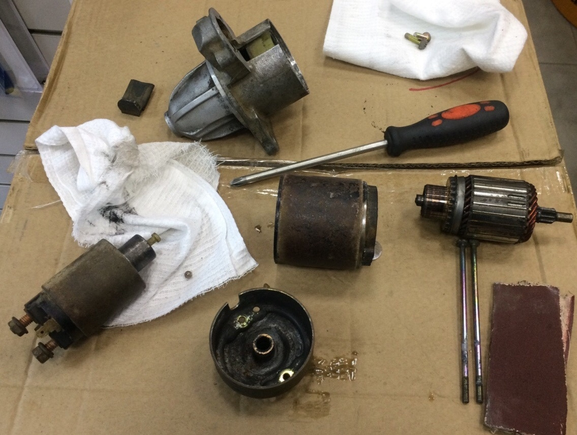 Ремонт стартера (щелкает втягивающее реле, не крутит) — Subaru Legacy ...