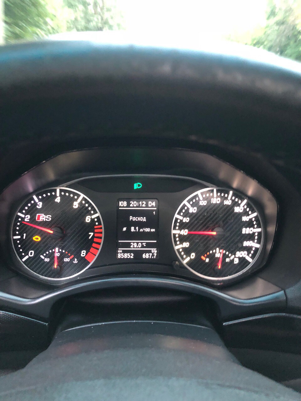 Обновление приборной панели, стиль Audi rs — Skoda Octavia RS A5 Mk2, 2 ...