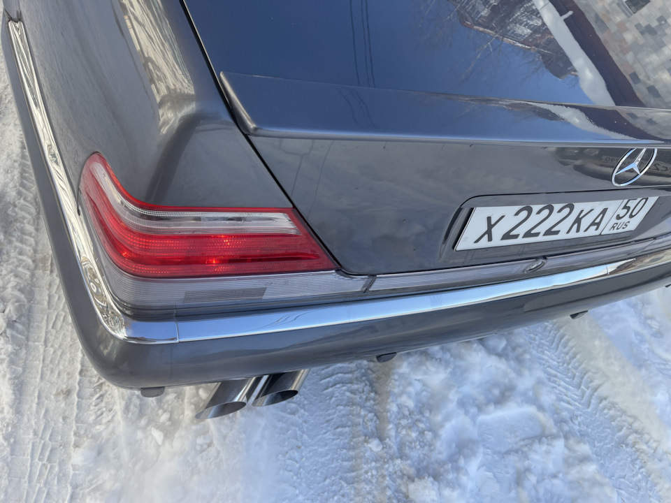 Ремонт выхлопной системы — Mercedes-Benz S-Class (W140), 3 л, 1997 года ...