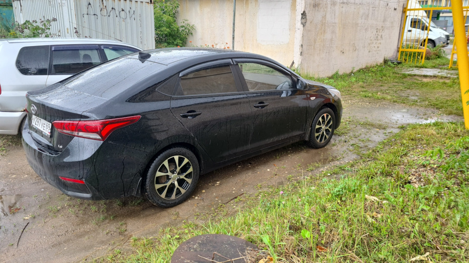 Летняя резина — Hyundai Solaris (2G), 1,6 л., 2017 года | колёсные ...