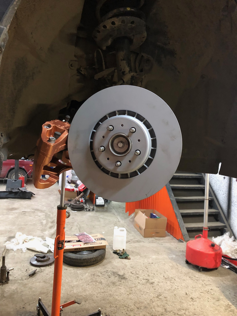 диск и проставочка на месте — Ford Mondeo IV