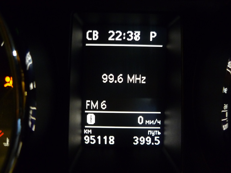 FM — радио — Skoda Superb Mk2