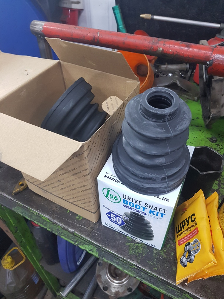 Замена внутреннего трипоидного шруса и стоек стабилизатора — Toyota ...