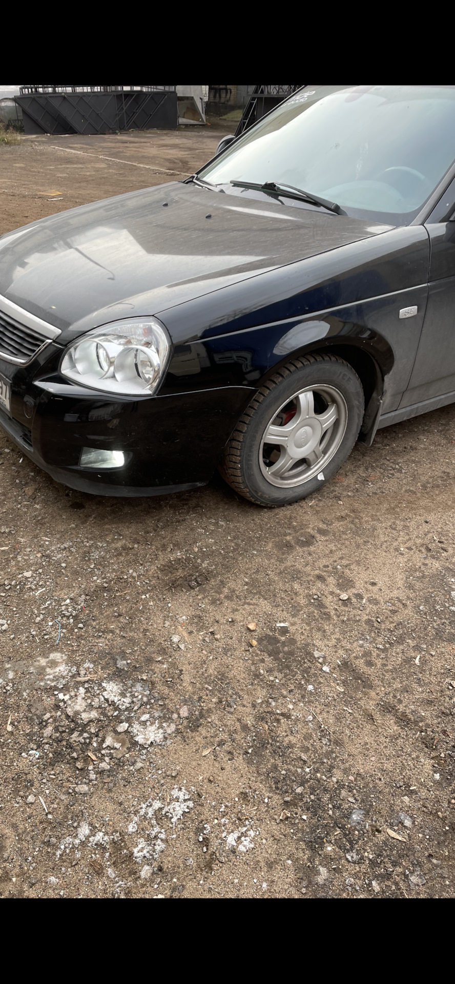 Притерли бампер, полировка — Lada Приора хэтчбек, 1,6 л, 2011 года ...