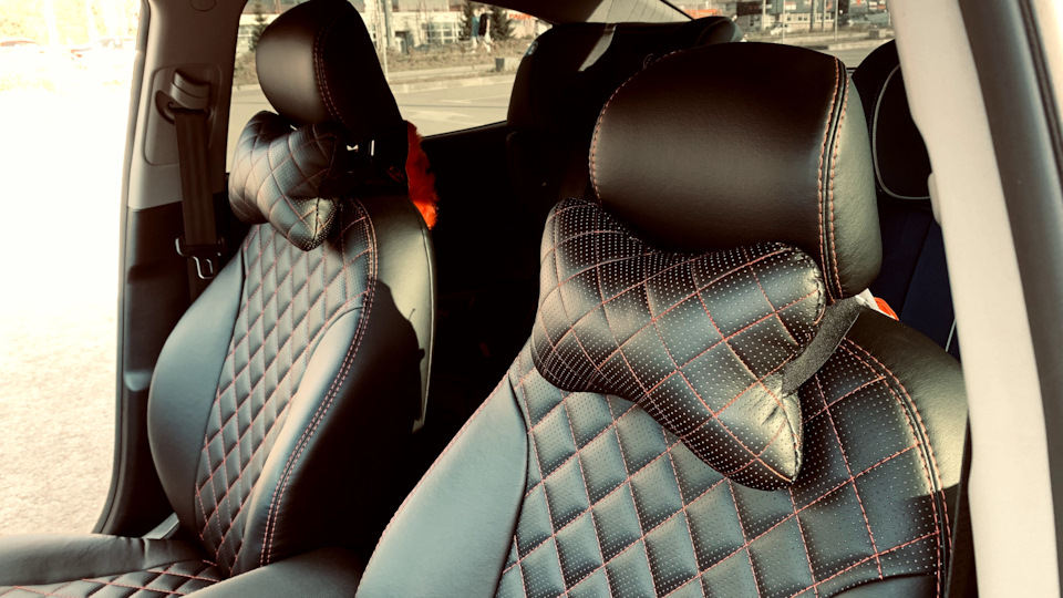 Подушки для шеи на подголовник сидений — KIA Rio (3G), 1,4 л, 2017 года ...