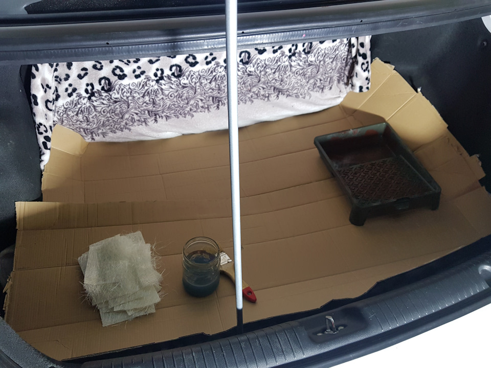 Начало постройки короба стелс под заднюю полку — KIA Rio (3G), 1,6 л ...