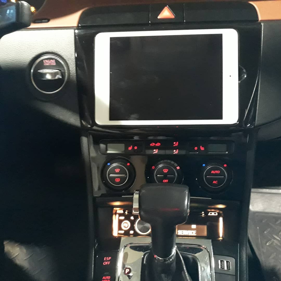 установка планшета в VW — DRIVE2