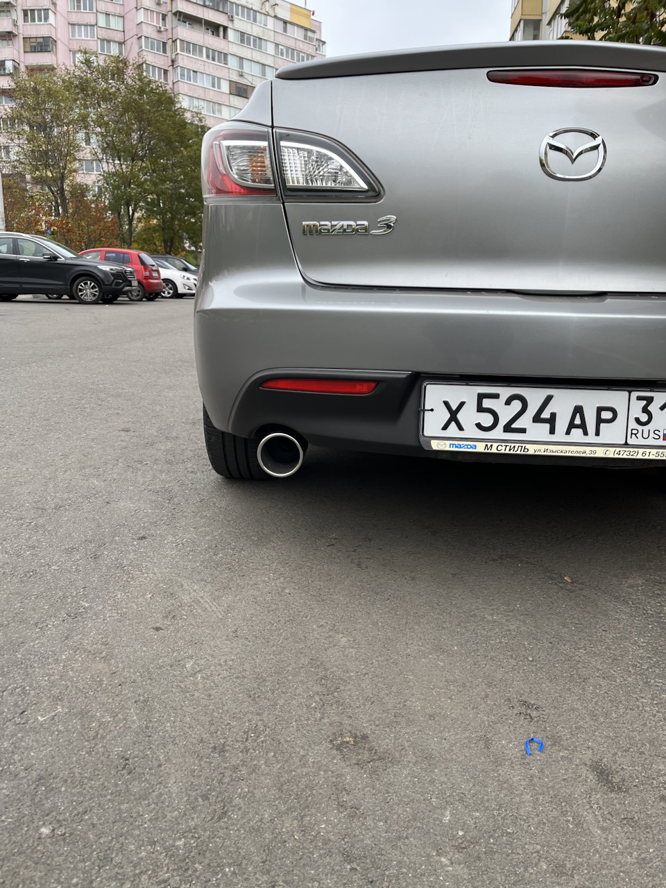 Насадка на глушитель Buzzers — Mazda 3 (2G) BL, 1,6 л, 2010 года ...