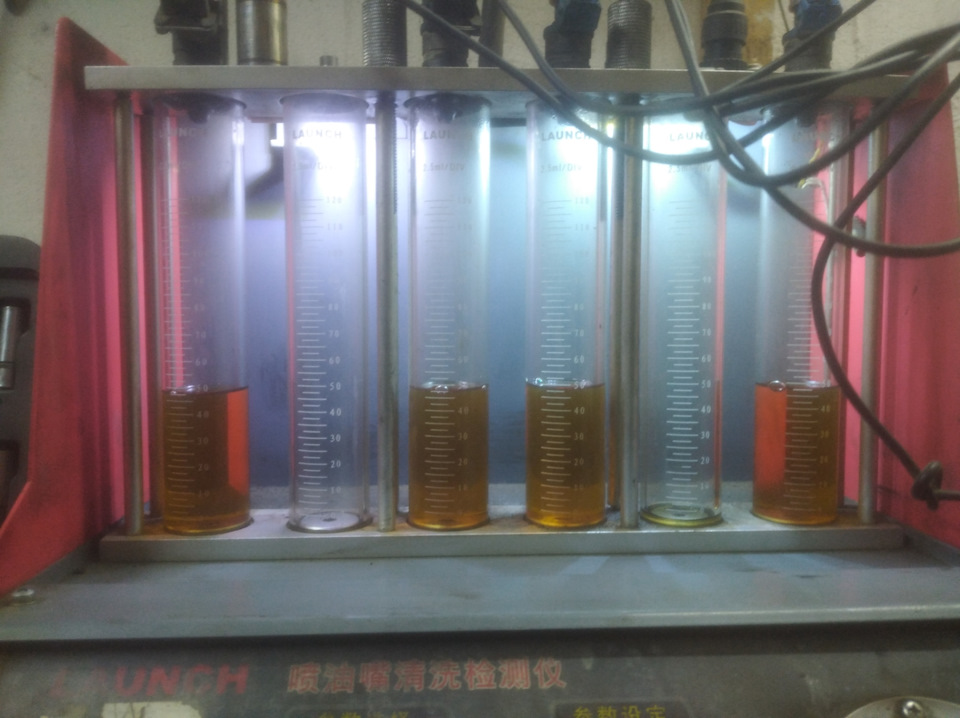 Проверка форсунок на стенде — Daewoo Nubira II, 1,5 л, 2002 года ...
