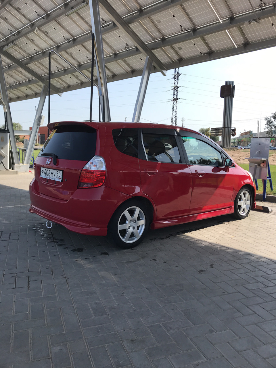 Спойлер — Honda Fit (1G), 1,3 л, 2002 года | аксессуары | DRIVE2