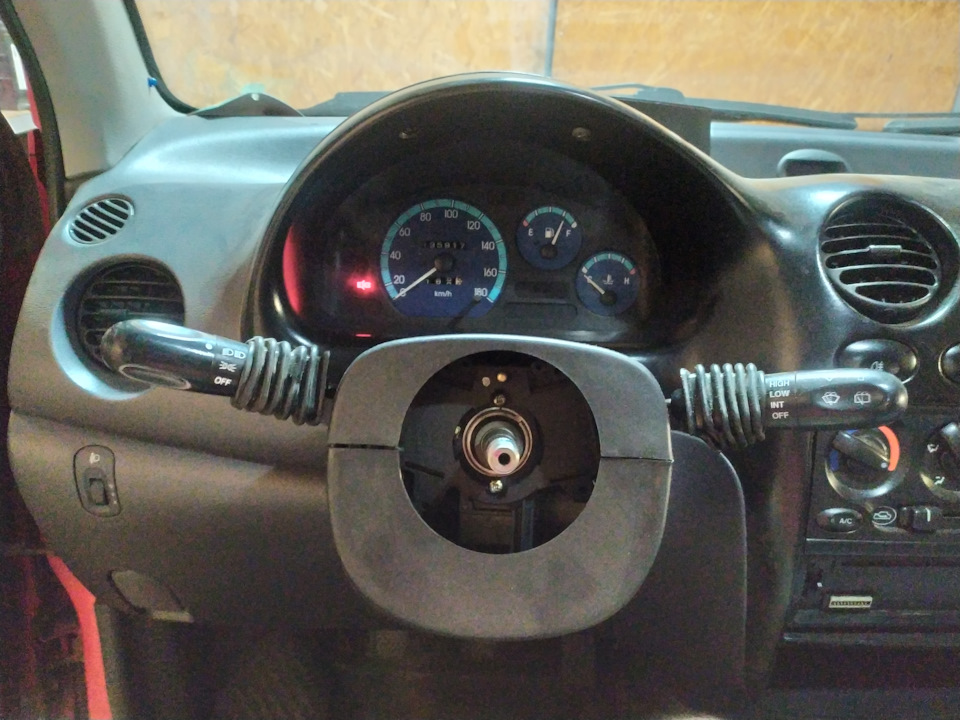 Первым делом снял руль — Daewoo Matiz (M100/M150)