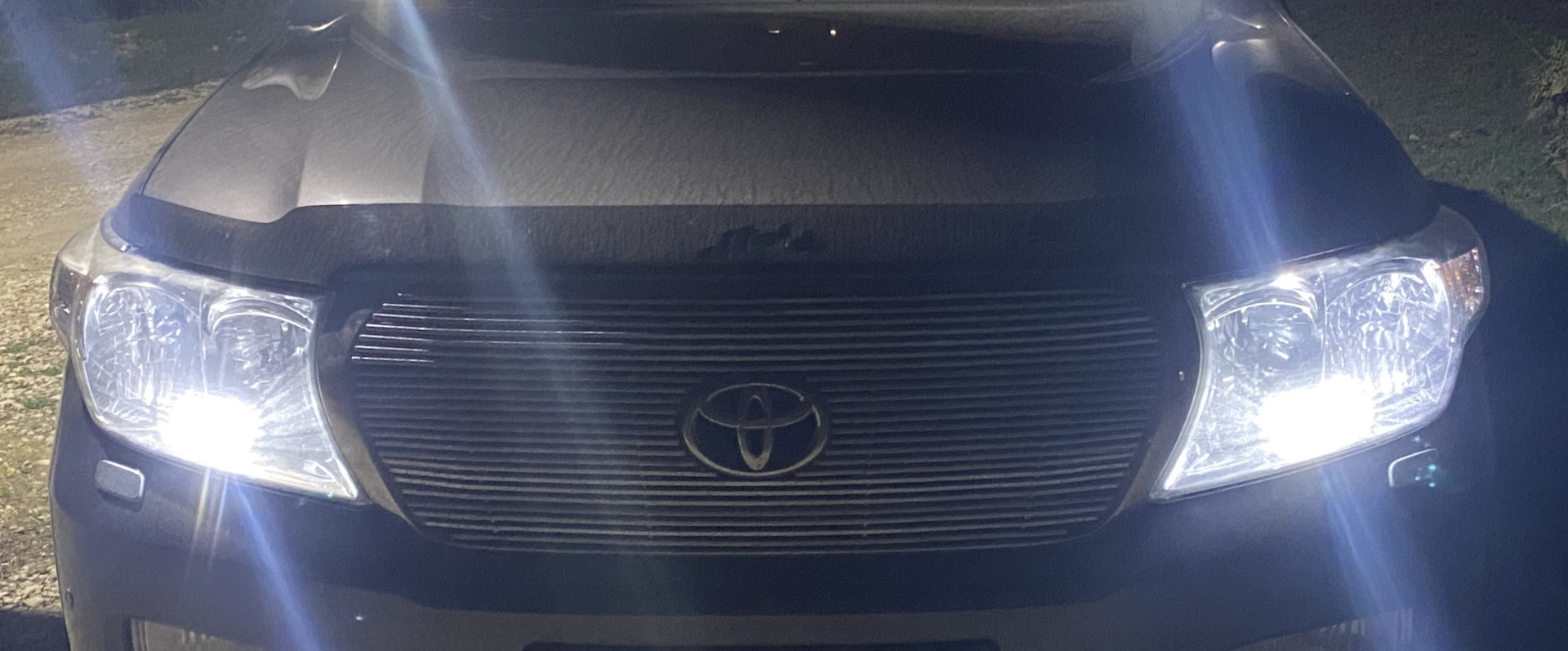 Установка лед ламп в габариты — Toyota Land Cruiser 200, 4,5 л, 2010 ...