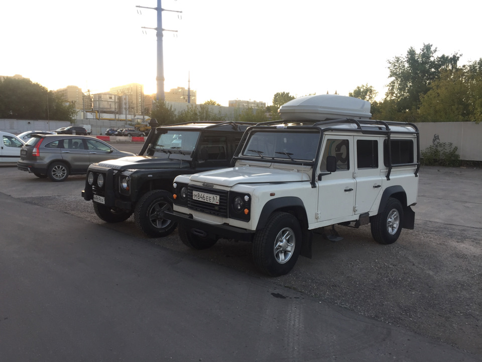 Встреча — Land Rover Defender (L315/L316), 2,4 л, 2007 года | просто ...