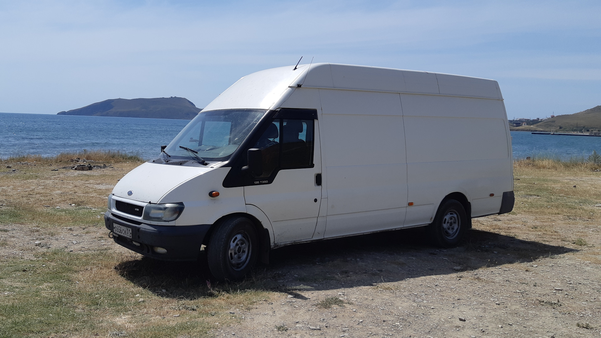 Ford Transit (6G) 4.3 бензиновый 2002 | Белый SVAP 3 UZ FE на DRIVE2