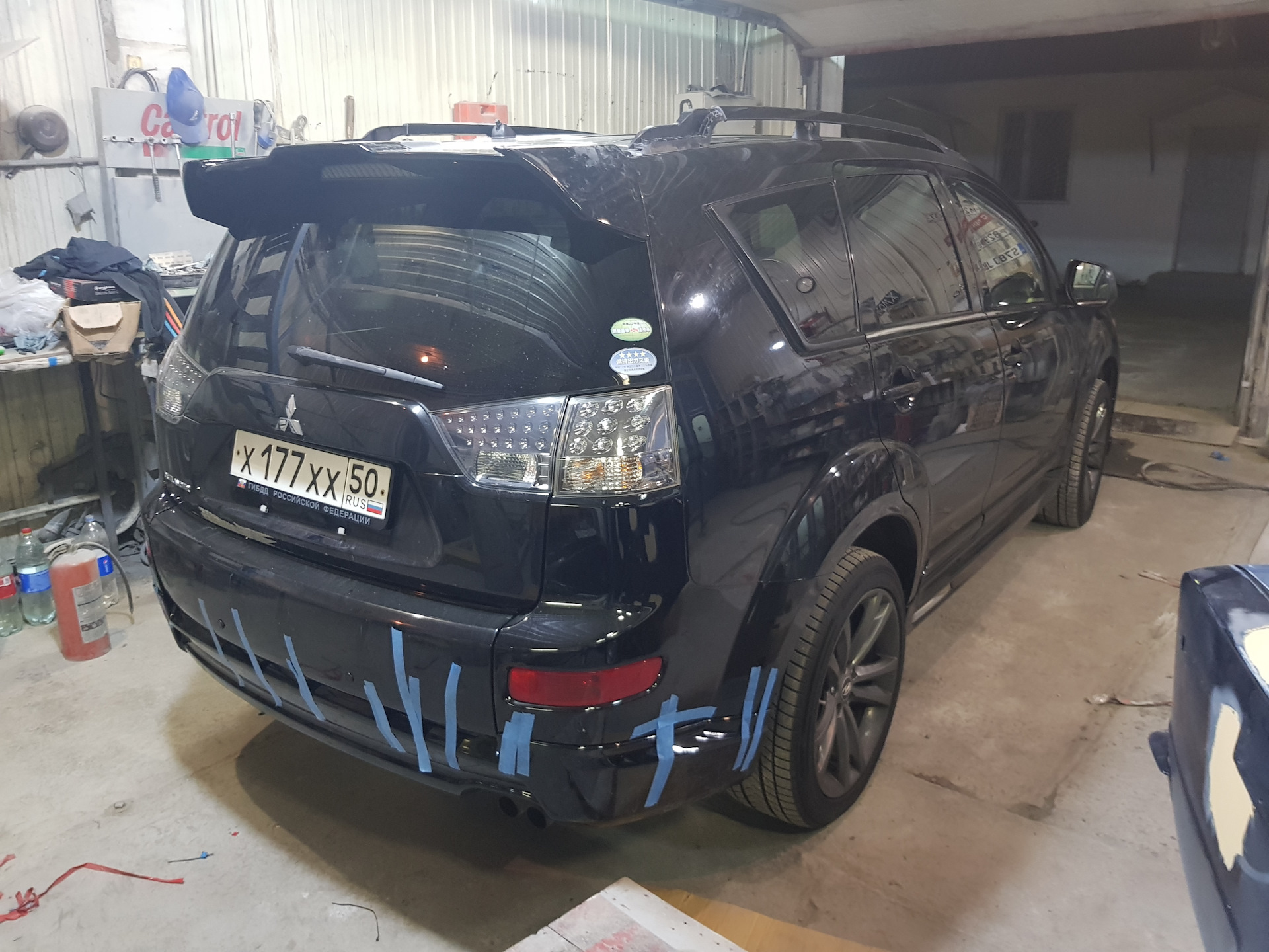 споллер hasepro, обвес roadest — Mitsubishi Outlander XL, 3 л, 2017 ...
