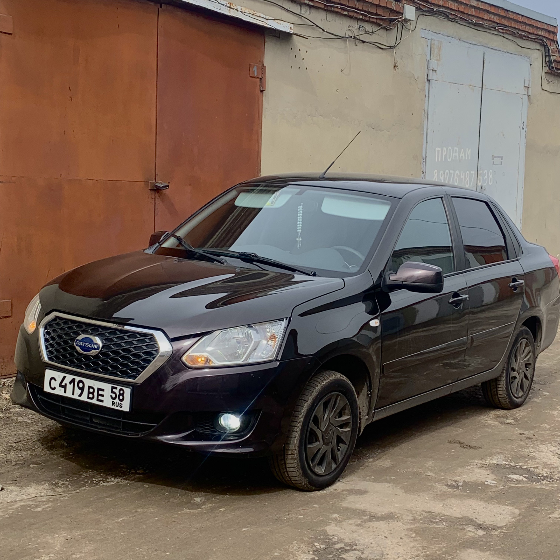 колпаки гранта — Datsun on-Do, 1,6 л, 2016 года | тюнинг | DRIVE2