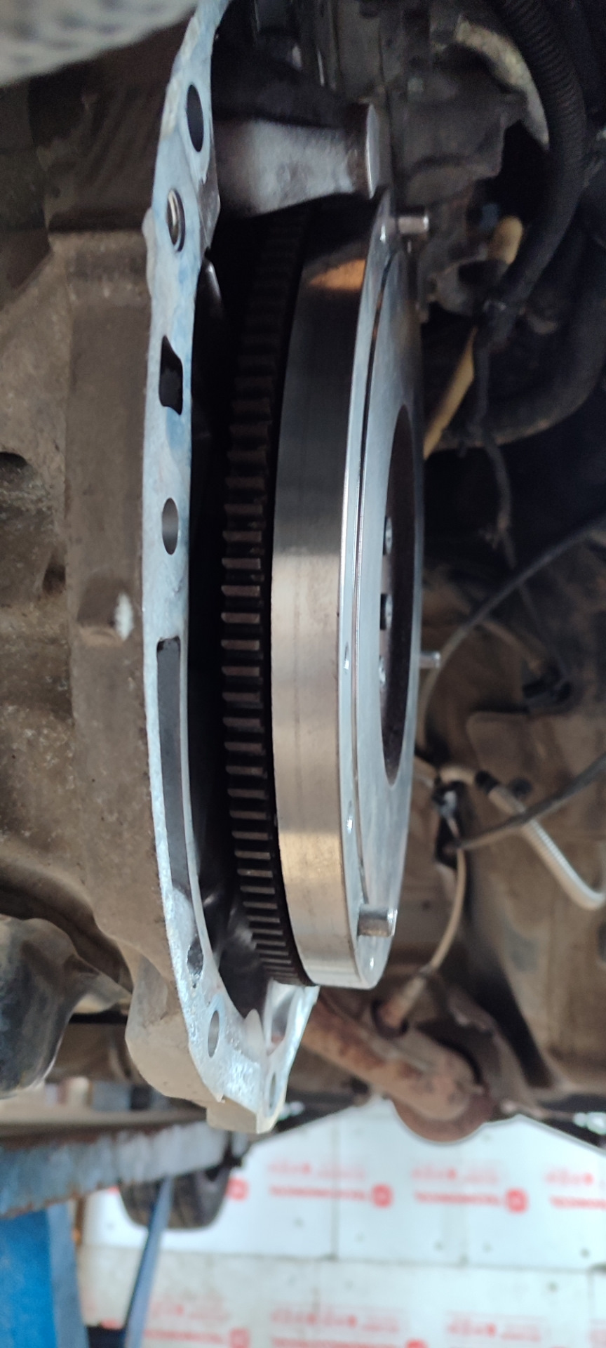 Замена вместо двухмассового маховика. — Nissan X-Trail II (t31), 2 л ...