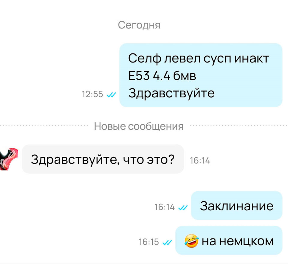 Self level susp inact день 2 — BMW X5 (E53), 4,4 л, 2001 года визит