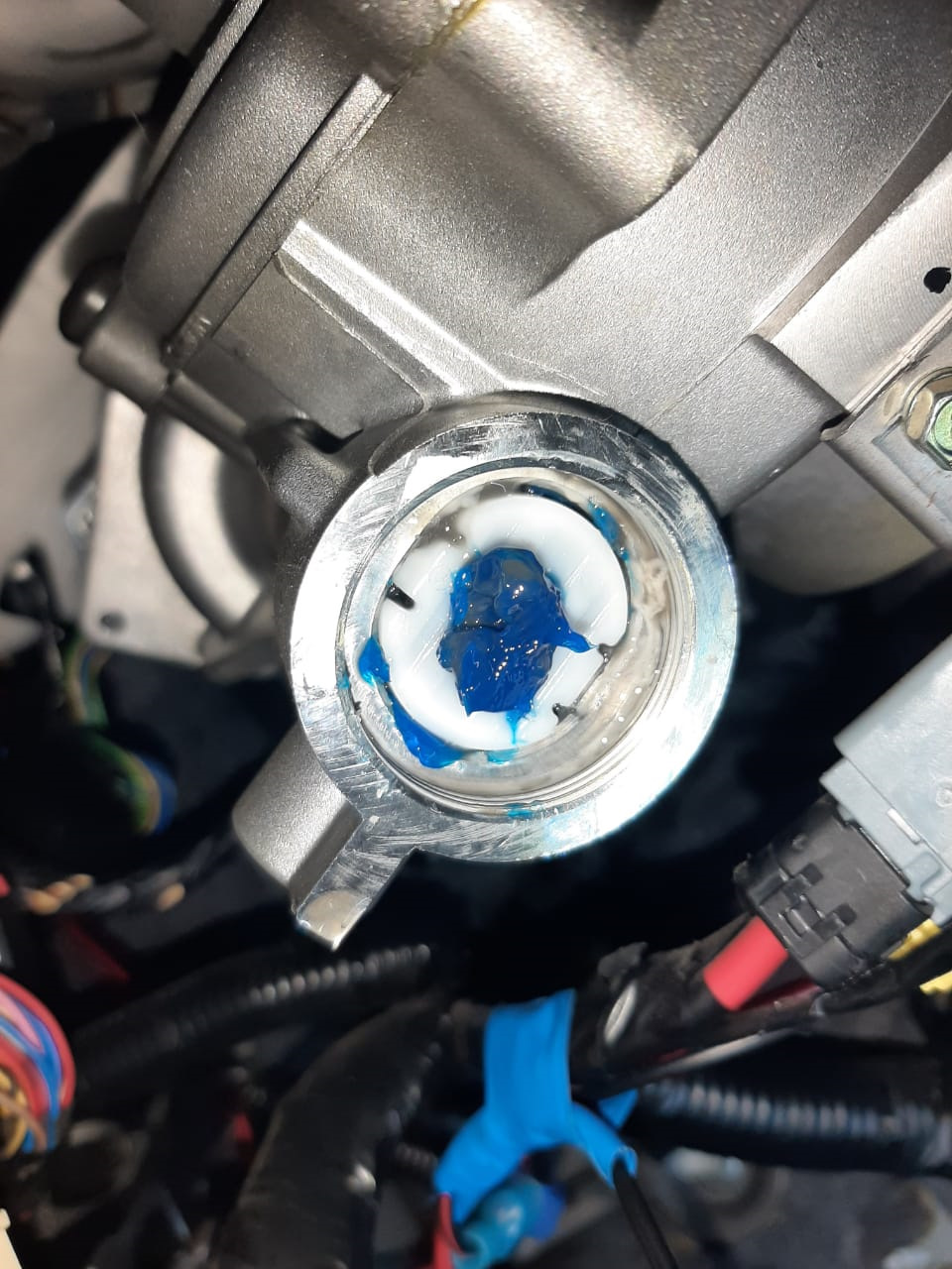 Устранения шума в рулевой колонке при повороте руля — Hyundai Sonata ...