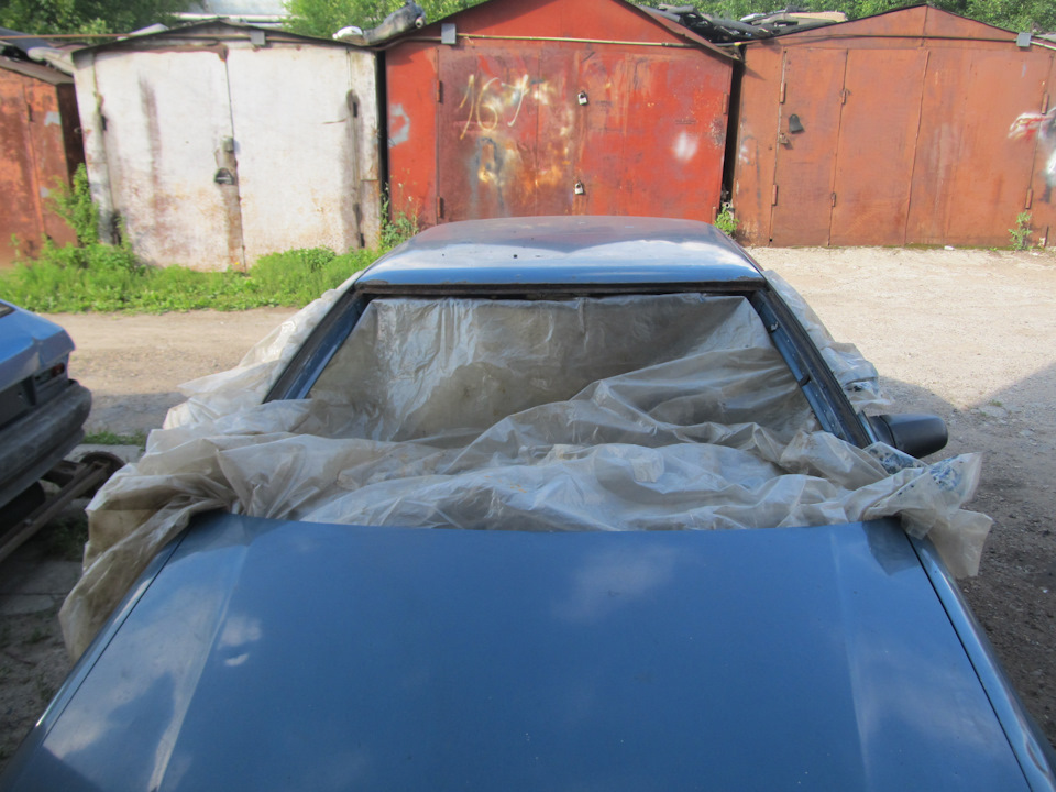 Снова порезал кузов или ремонт лобовой рамки. — Cadillac Seville (4G ...