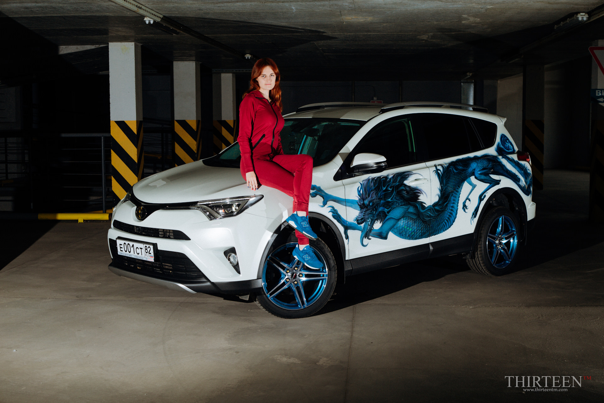 Аэрография: Финал. Фотосессия + история создания. — Toyota RAV4 (IV), 2 л,  2016 года | фотография | DRIVE2