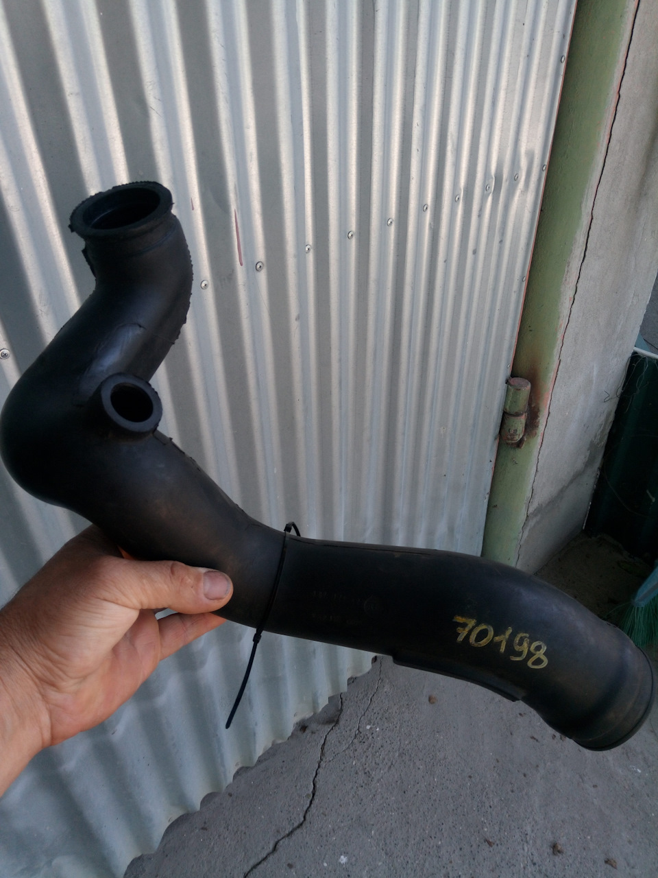Патрубок турбины найден и установлен. — Volkswagen Passat B3, 1,9 л ...