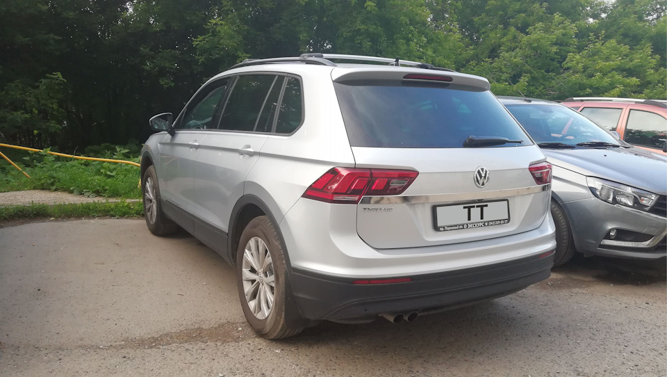 Багажник с Тигуана 1 на Тигуан 2 — Volkswagen Tiguan (2G), 1,4 л, 2019 ...