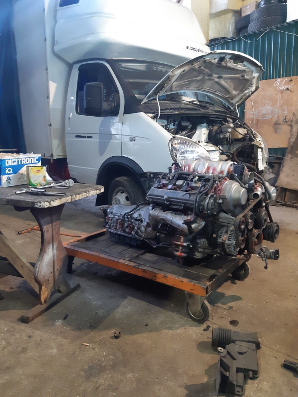 Свап газели на 3uz fe 6ст акпп — DRIVE2