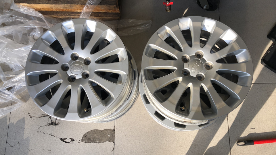 Готовь сани летом)) Диски R16 и резина Хака 8 — Subaru Forester (SH), 2 ...