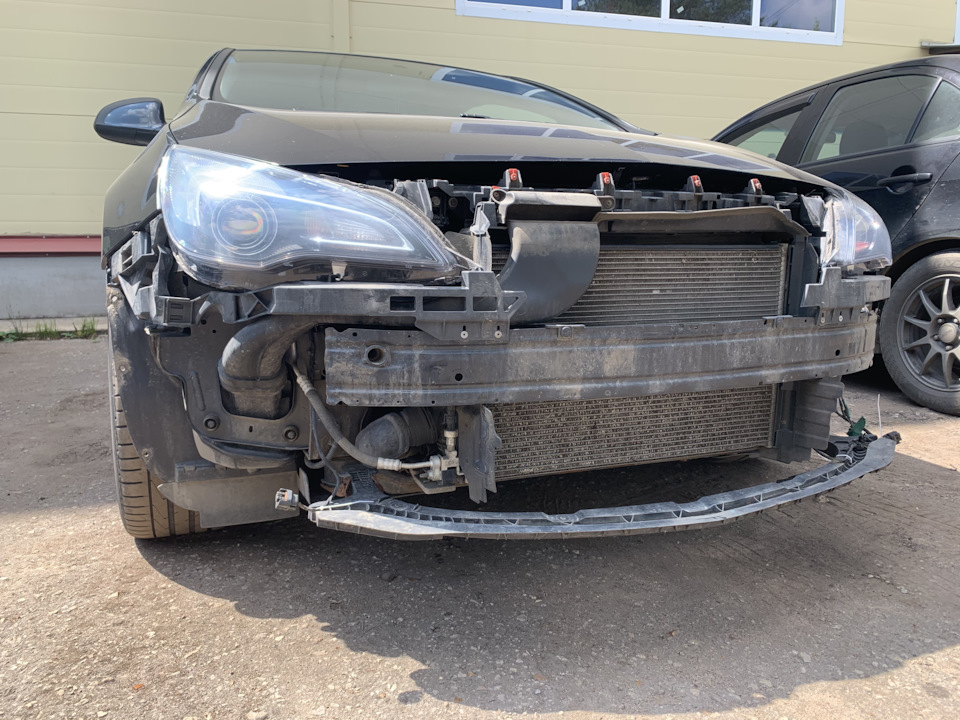 Как снять радиатор опель астра Мойка радиаторов (первая за 7 лет) - Opel Astra J GTC, 1,4 л, 2013 года визит на