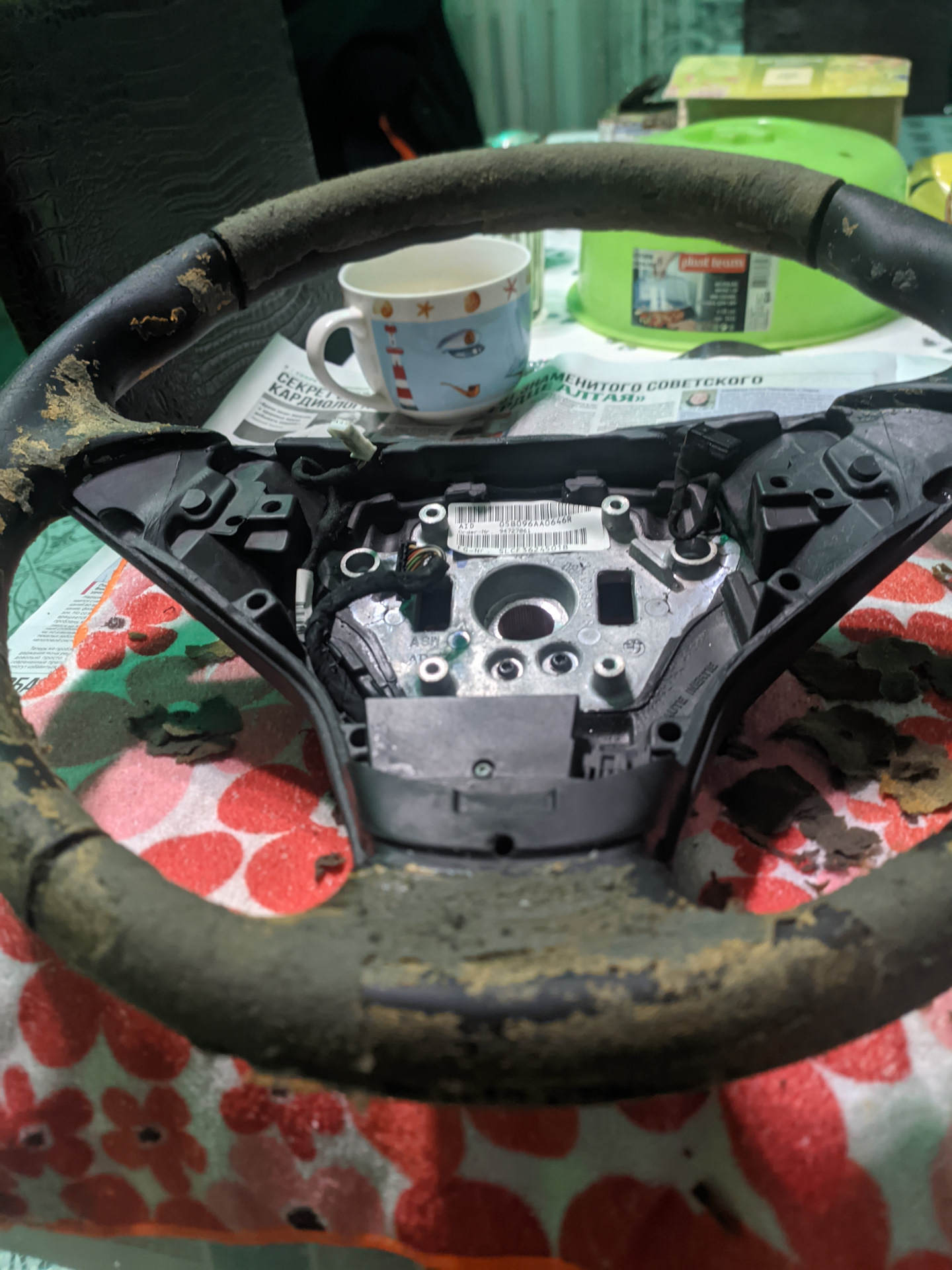 опция $248 , установка обогрева руля с нуля в м руль дорестайлинг под ...