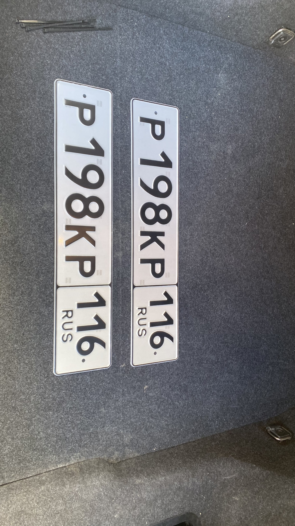 Замена номеров — BMW 5 series (F10), 2 л, 2012 года | наблюдение | DRIVE2