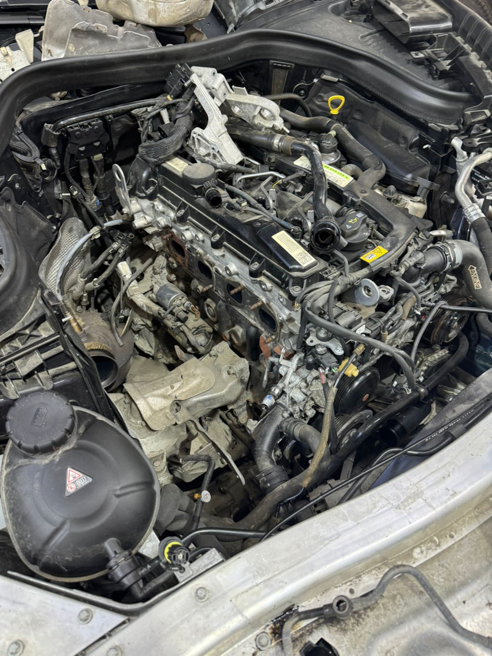 Свист турбины при низких оборотах — Mercedes-Benz GLC (X253), 2 л, 2017 ...