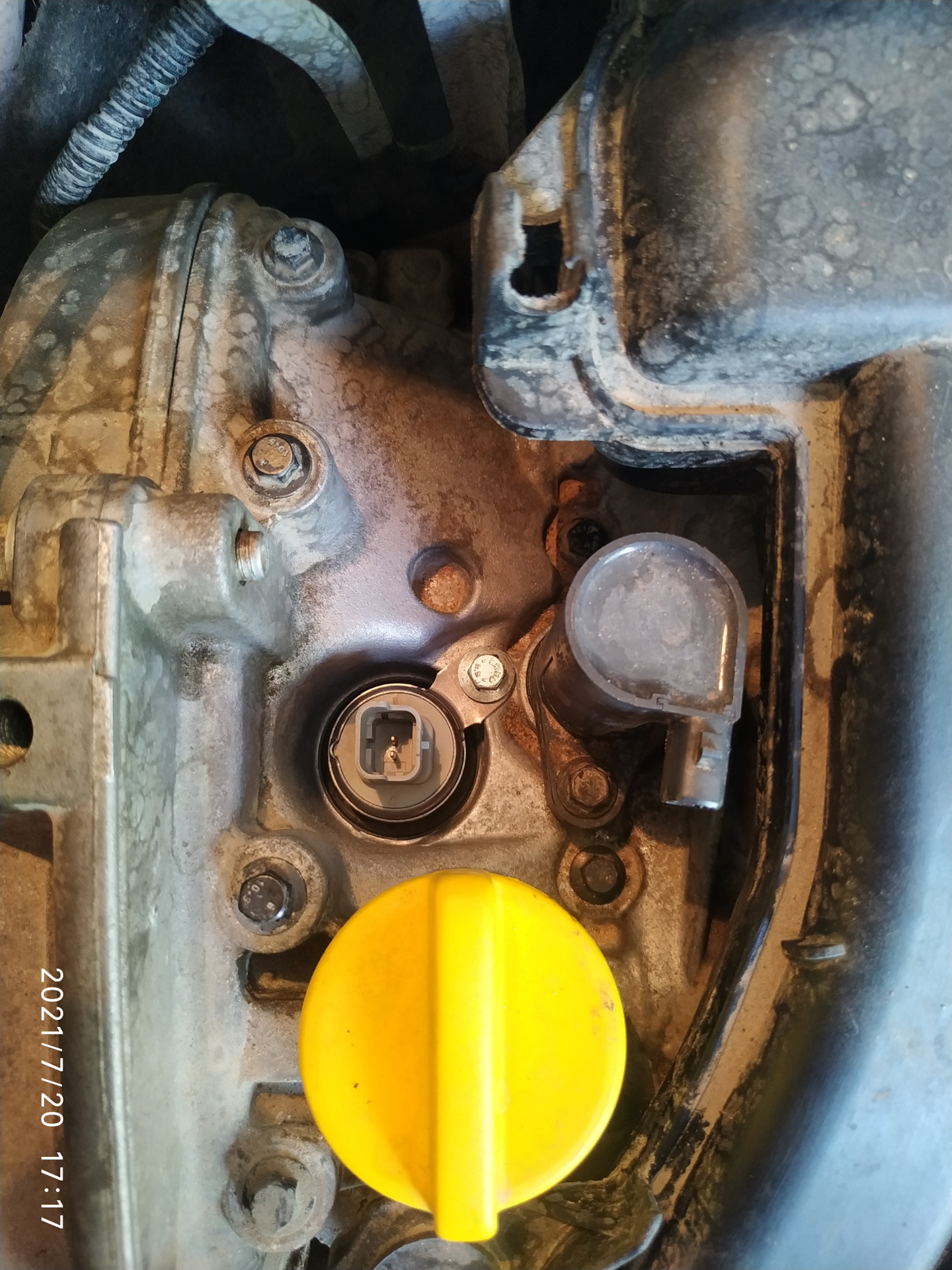 #7 Замена сальника клапана фазорегулятора — Renault Fluence, 1,6 л ...