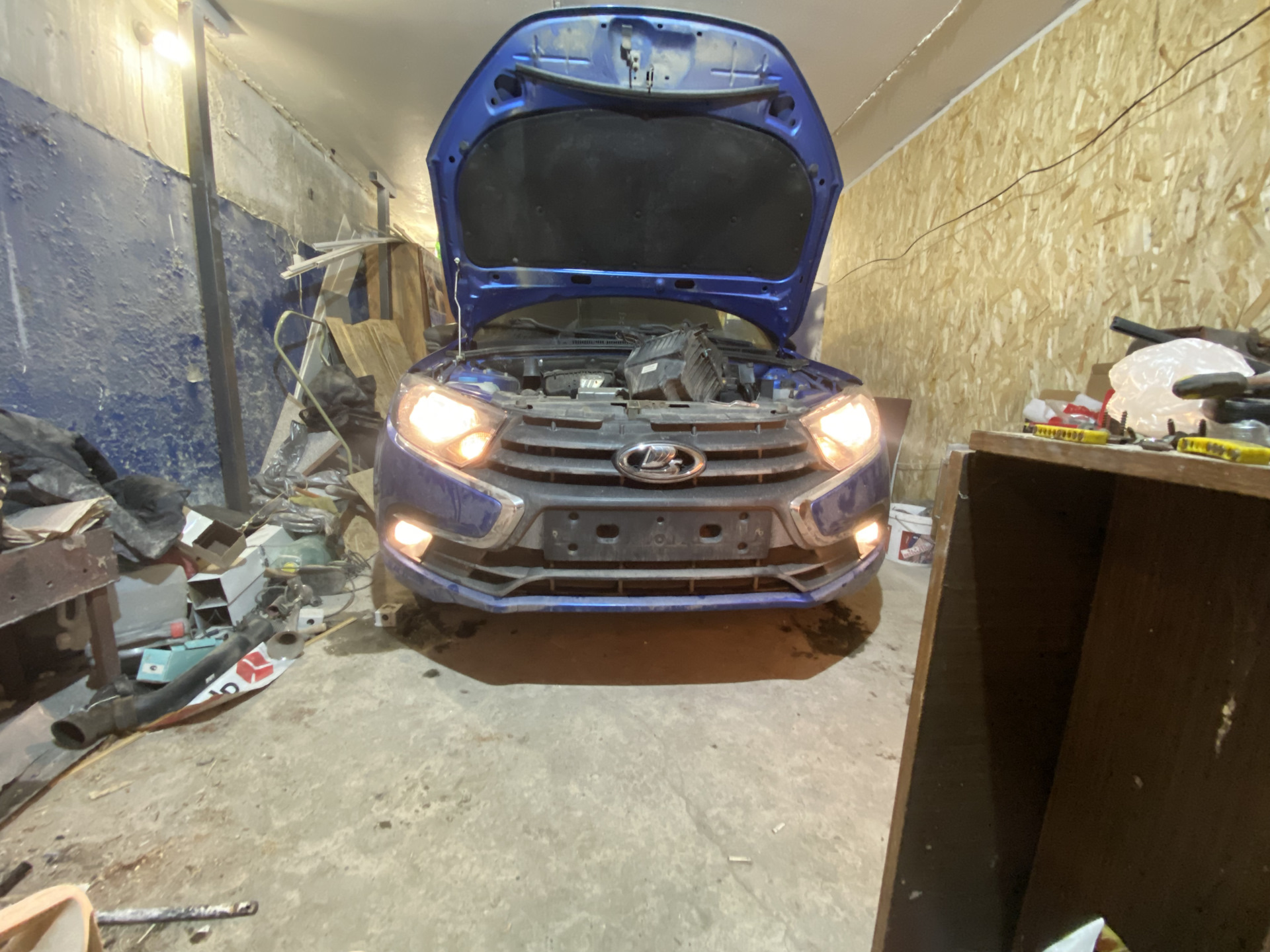 Установил туманки — Lada Гранта (2G) FL, 1,6 л, 2021 года | своими ...