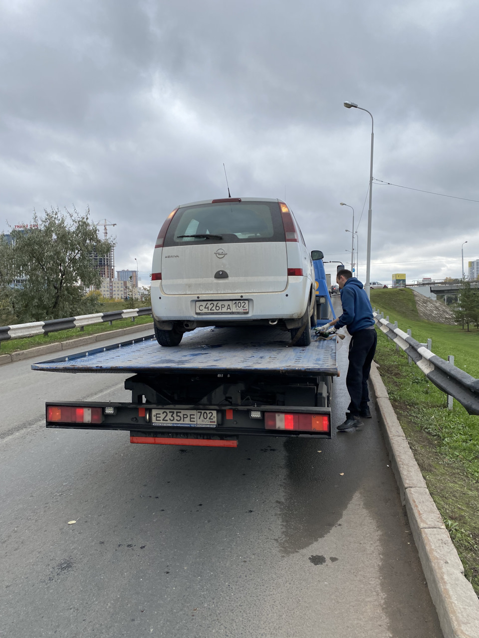 003] Вылетело стопорное кольцо наружнего шруса — Opel Meriva (A), 1,3 л,  2005 года | эвакуация | DRIVE2