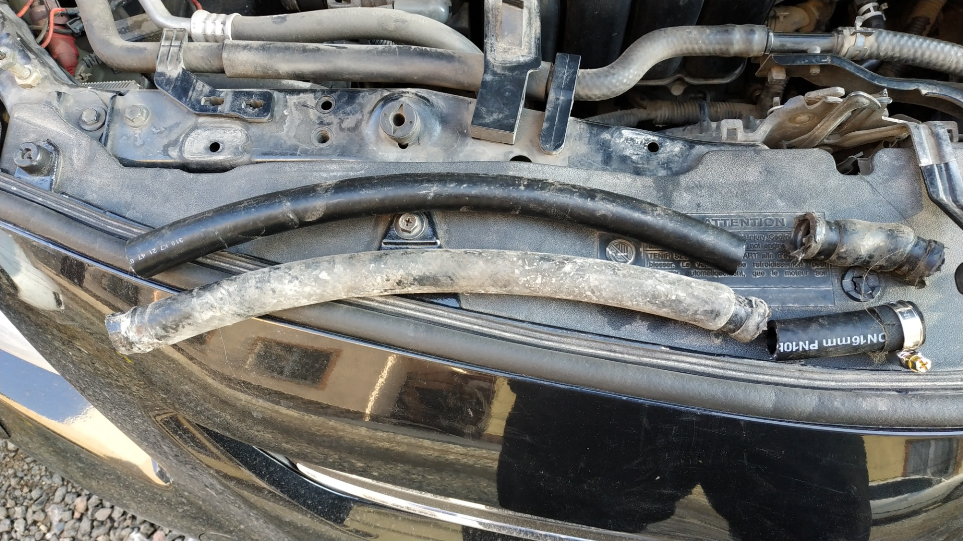 Замена шлангов охлаждения гбо — Toyota Corolla (140/150), 1,6 л, 2007 ...