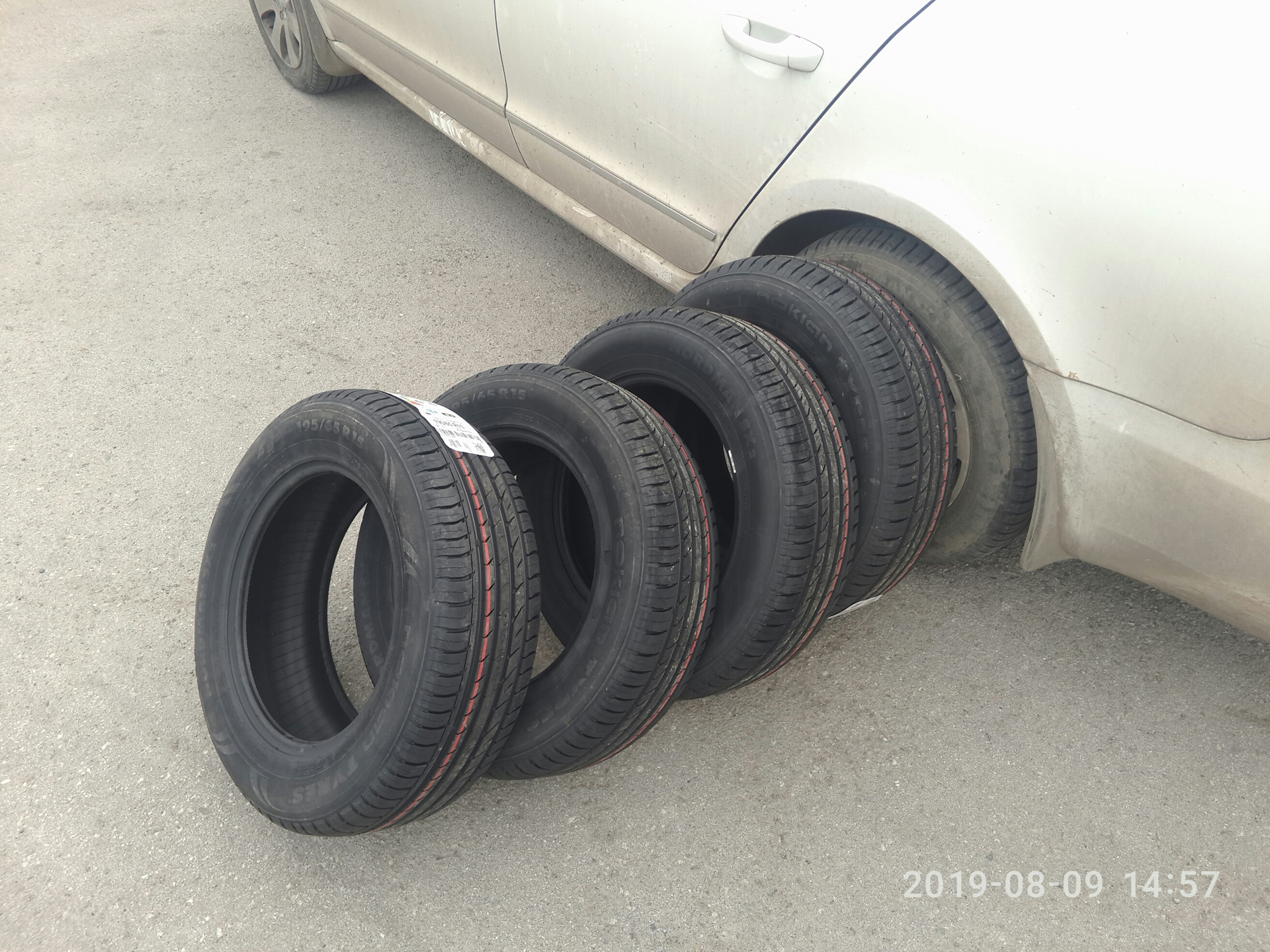 NOKIAN Nordman SX2 195/65/15 — Opel Corsa D, 1,4 л., 2008 года | шины ...