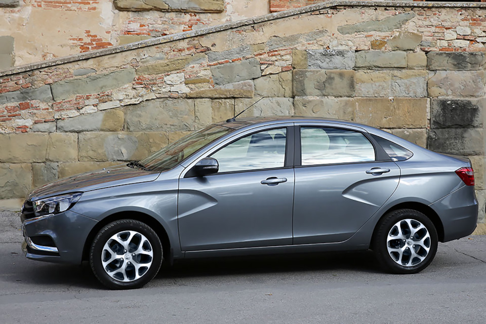 Lada Vesta на дисках КС869 🚘 — K&K и SKAD на DRIVE2