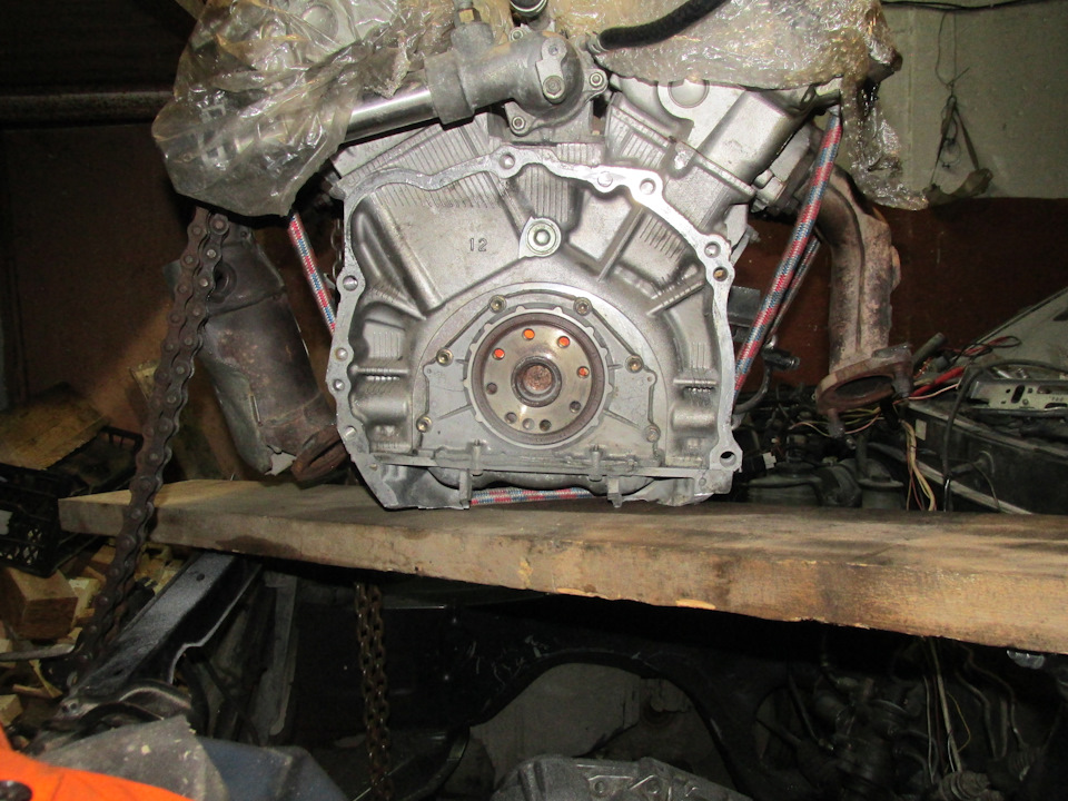 Снизу колокол пришлось подпиливать, иначе ложится на лыжу — Toyota Vista (30)