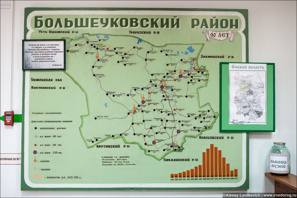 Карта исчезнувших деревень омской области